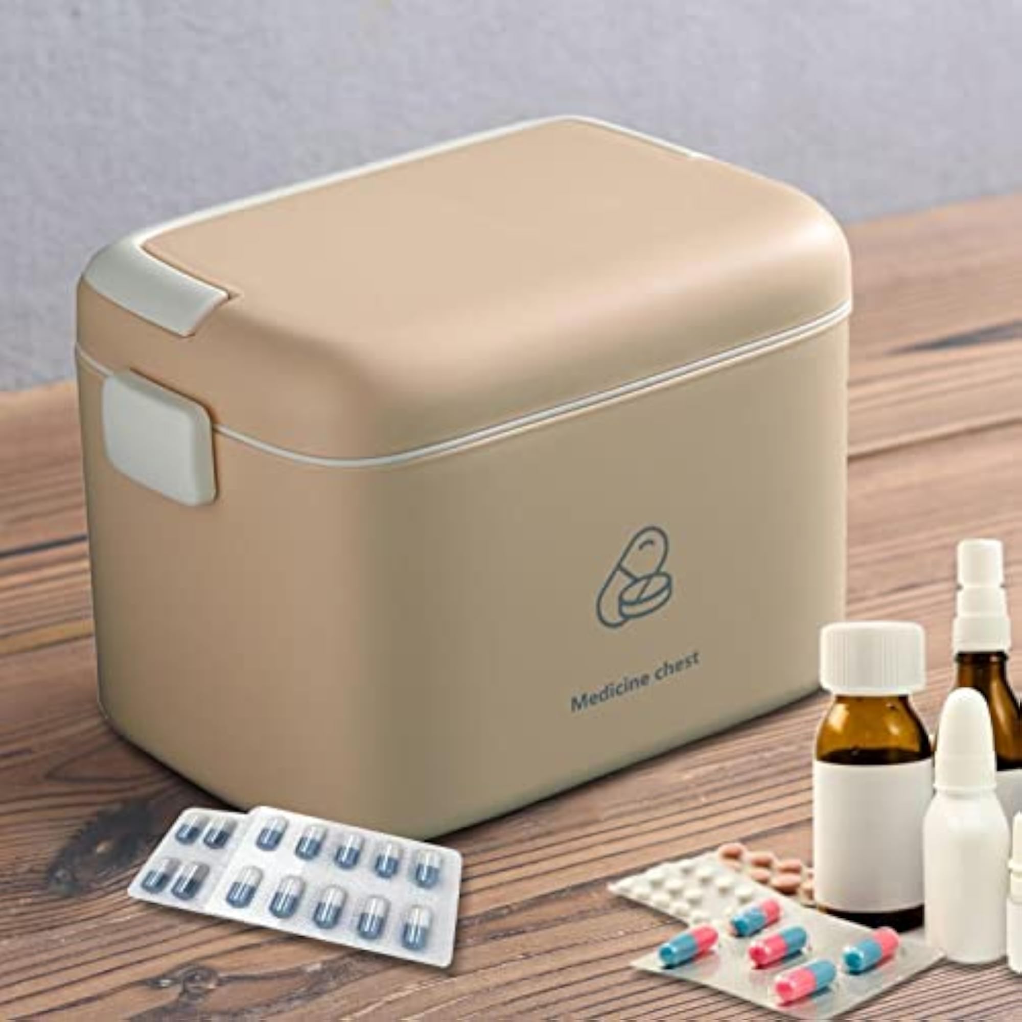 Storage Box Case for Cosmetic Daily Supplies, White